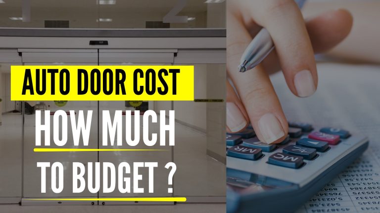 How to budget for Auto door