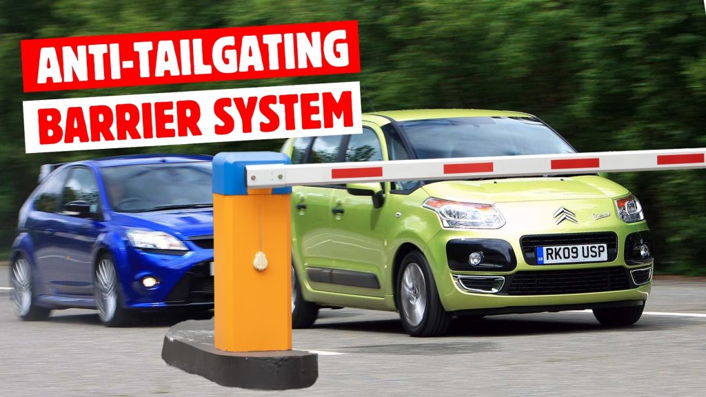 anti-tailgating barrier system