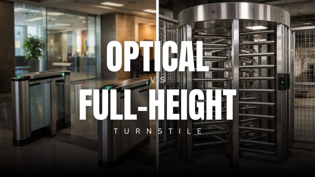 optical vs full height turnstile
