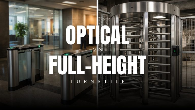 optical vs full height turnstile